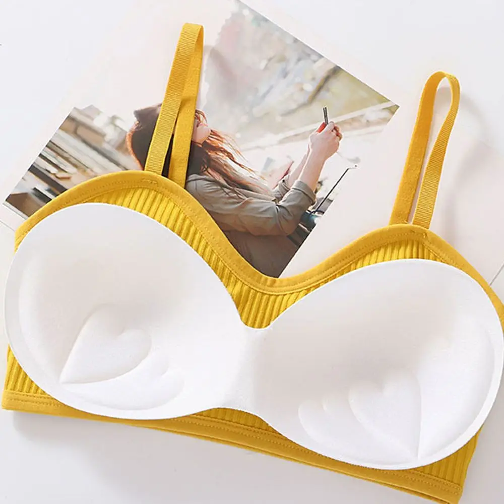 Fashion Brassiere Top Detachable Cup Adjustable Wrapped Chest Women Sexy Bras Underwear Female Lingerie | Женская одежда