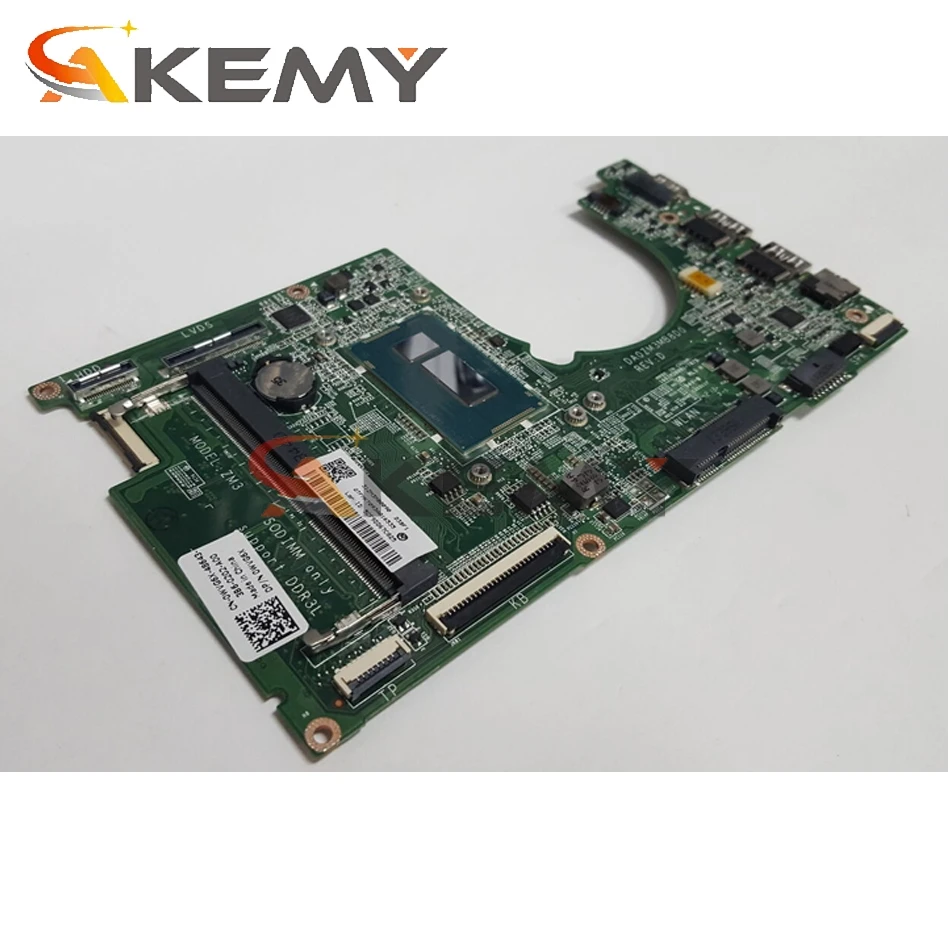 Akemy 0RTRXW CN-0RTRXW DA0ZM3MB8C0 для DELL 3137 3043 3152 3157 материнская плата ноутбука P-3556U