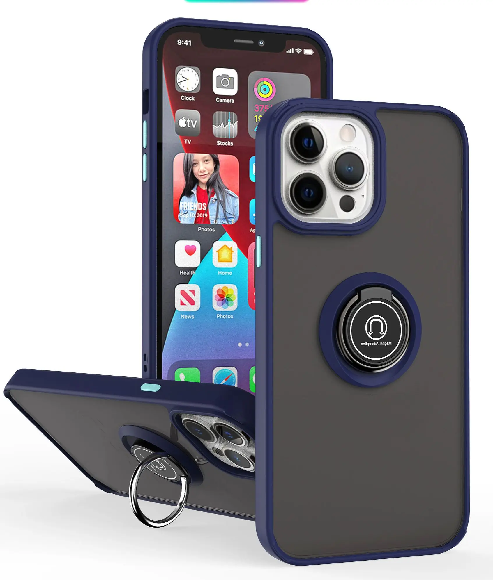 

Phone Case For Oppo A15S A35 A53S A33 A15 A93 A52 A72 A92 A31 F19 Pro A5 A9 2020 5G 4G Luxury Armor Magnetic Ring Bracket Cover