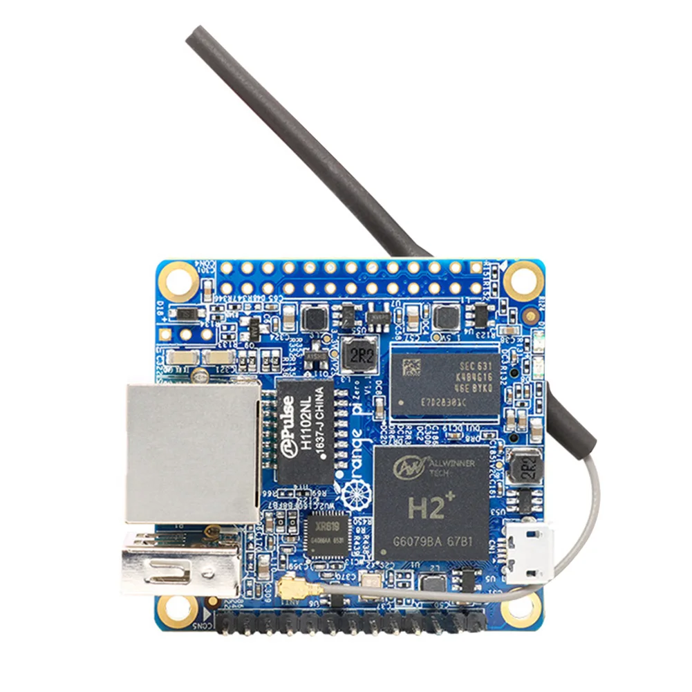 Оранжевый Pi Zero H2 четырехъядерный инструмент для разработки 256MB 512MB