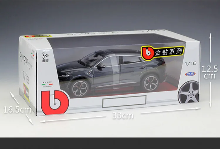 Модель автомобиля Bburago 1:18 2017 URUS City SUV литая модель коллекция игрушек для детей