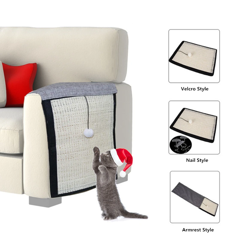 

Cat Scratch Board Toy Sisal Hemp Cat Kitten Scratching Post Pad For Cats Protecting Furniture Grind Claws Cat Scratcher Toy Mat