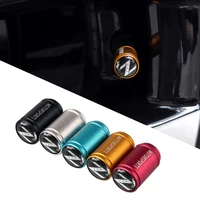 4pcs car styling exterior decor accessories tire valve cap wheel parts for z logo for nissan 350 z 370z sunny sentra leaf murano