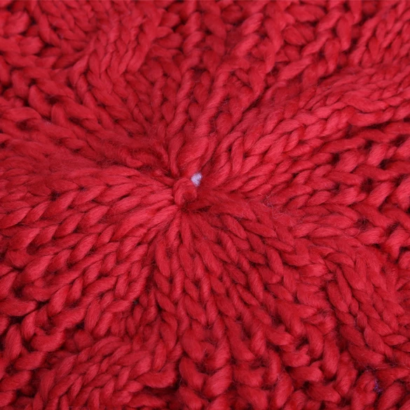 Новинка 2019 теплая зимняя шапка Модный женский берет вязаная многоцветная