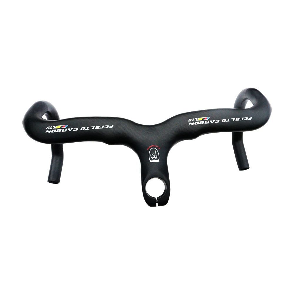FCFB велосипедный руль из углеродного волокна интегрированный для шоссейного