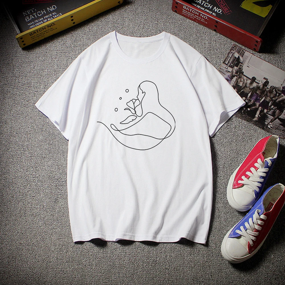 

2020 New Summer Hipster T-shirt Femme Kawaii Funny Print Punk Short Sleeve Women Plus Size Loose Women O-Neck T Shirt Tops