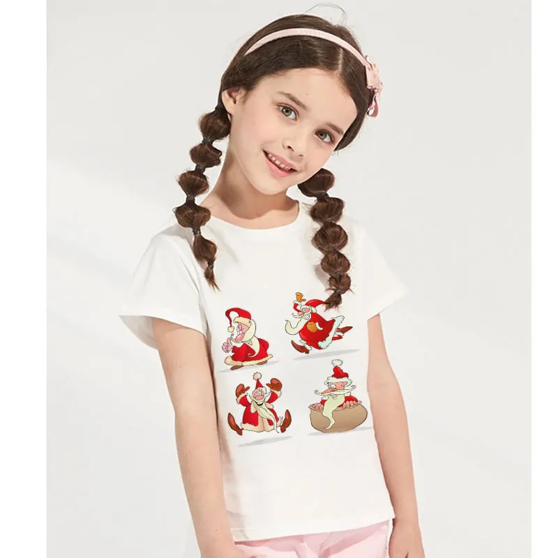 

Sport Leisure Christmas Print Toddler Shirt Girl Boys Christmas Shirt Christmas Gift Socks Snowman O-neck Kids Christmas T-shirt