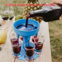 6 shot glass dispenser holder bar cocktail wine rack accessories carrier caddy dispenser beer quick filling tool barware drink