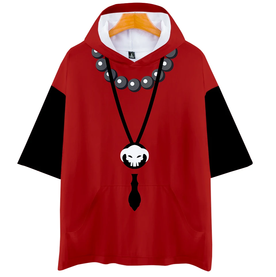 Цельная Мужская/Женская 3D футболка с капюшоном одноцветные футболки летние