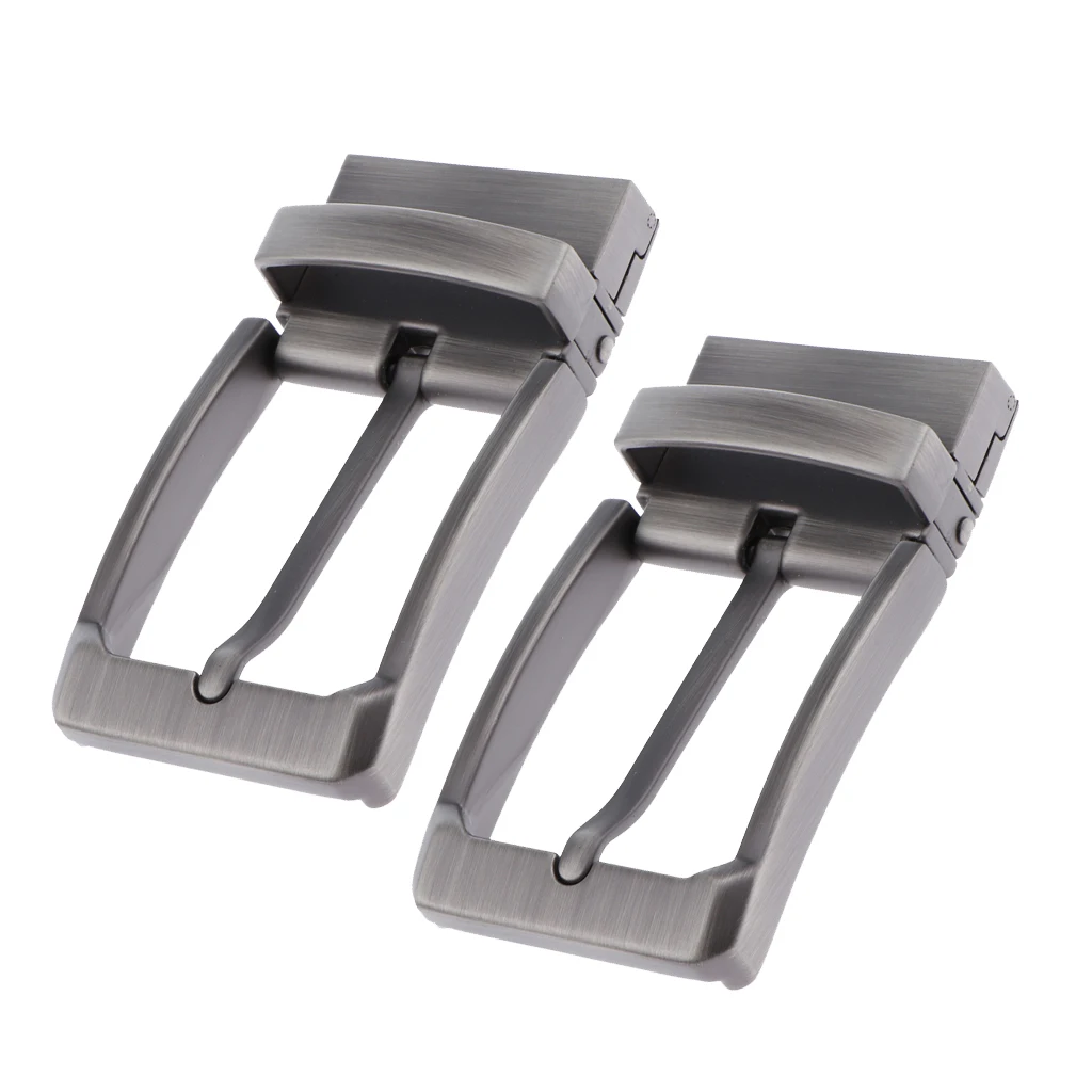 2 шт. мужская пряжка кожаный ремень пряжки для пояса сплав двухсторонняя замена