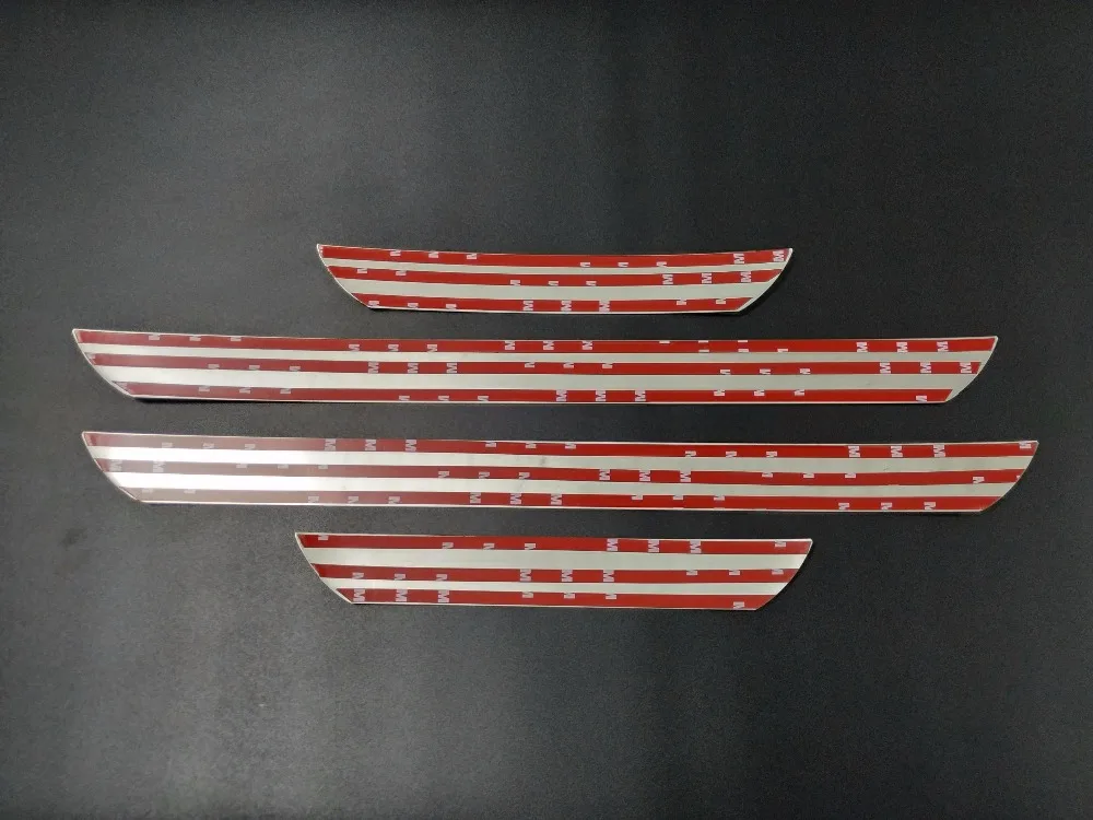 Для KIA RIO Накладка дверного порога 5 4 3 Аксессуары Нержавеющая сталь потертости