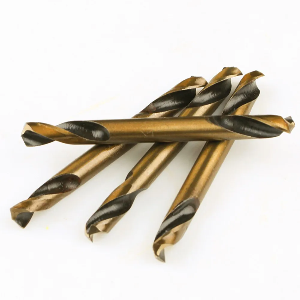 

10PCS Drill 4mm Double-head Drill Drill Bit Drilling Metal High Speed Steel High Quality
