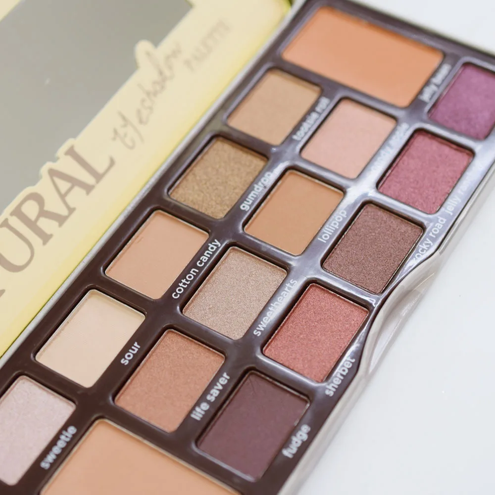 Палитра теней для век febler 16 цветов в железной коробке матовая мерцающая пудра