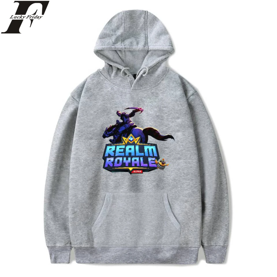 Высокое качество новинка Realm Royale толстовки для мужчин/женщин выживания игра