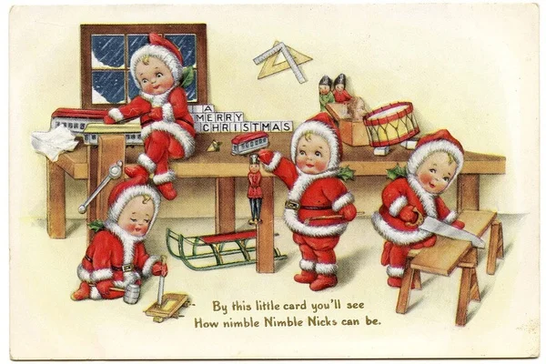 

Christmas Santa Baby Vintage Metal Tin Sign Wall Plaque