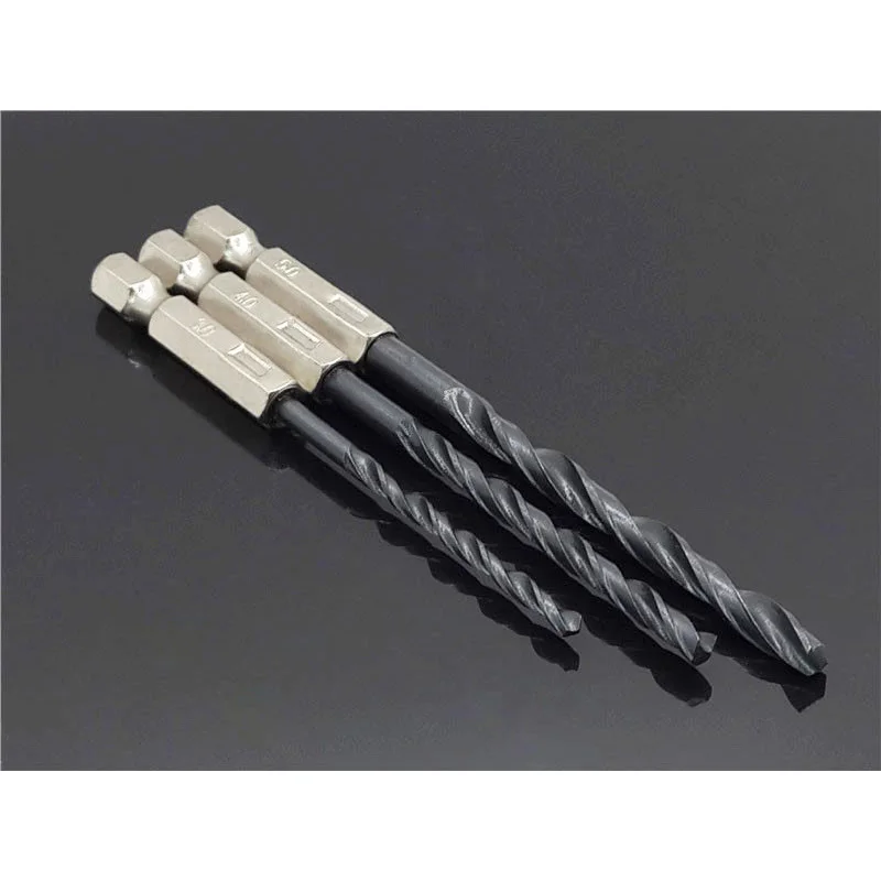 3 шт. набор мм 4 5 Высокоскоростная сталь 1/4 с шестигранным хвостовиком сверло