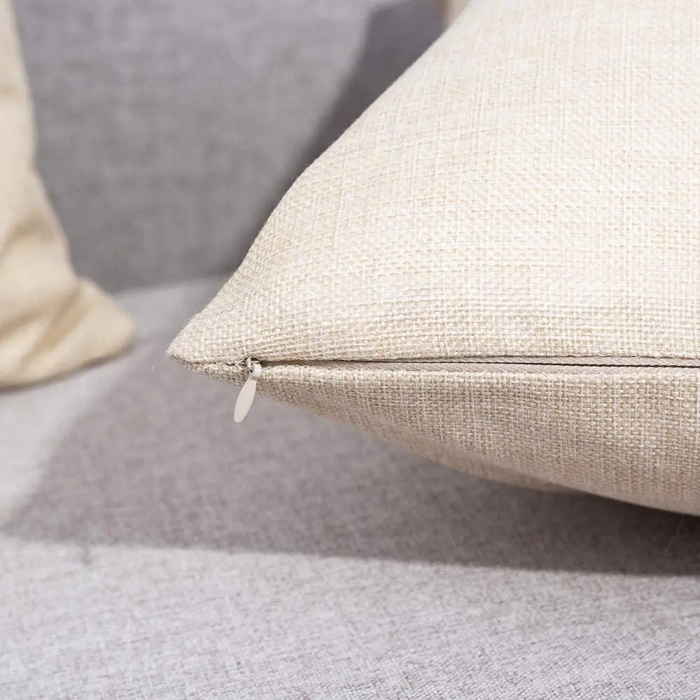 

18"x18" Country Style Pillow Cover Cushion Case Life is Better with A CAT Farmhouse Pillow Cushion Cover Linen