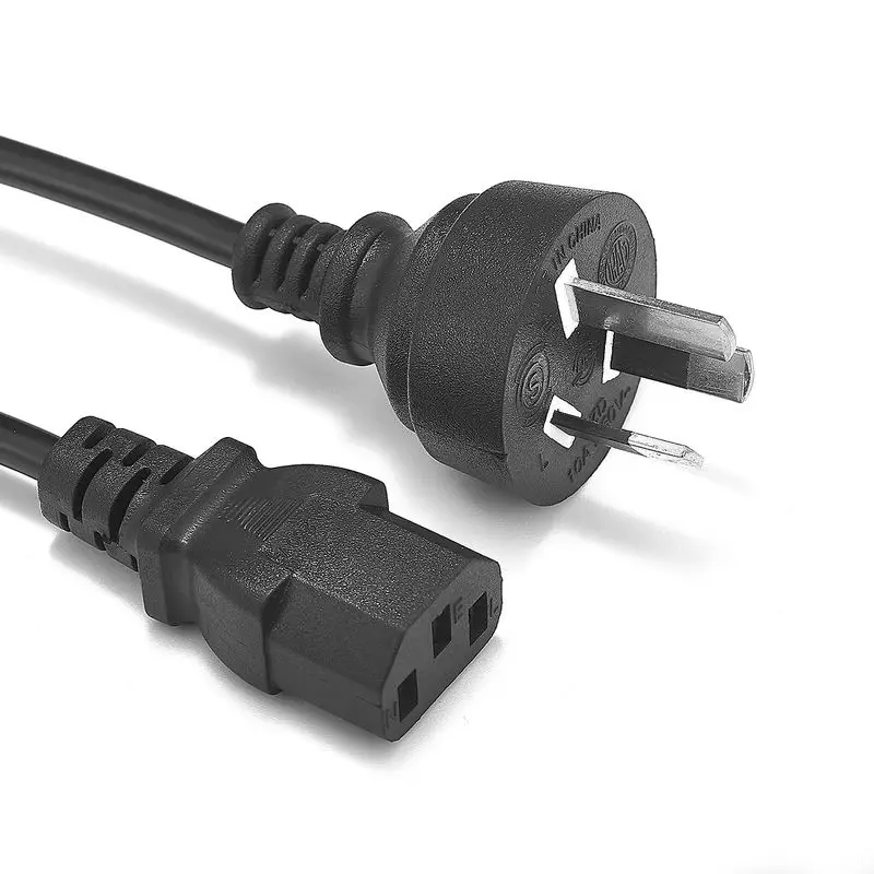 

50pcs AU Australia Power Extension Cable 1.2m 3 Prong IEC C13 Power Supply Lead Cord For AC Adapter