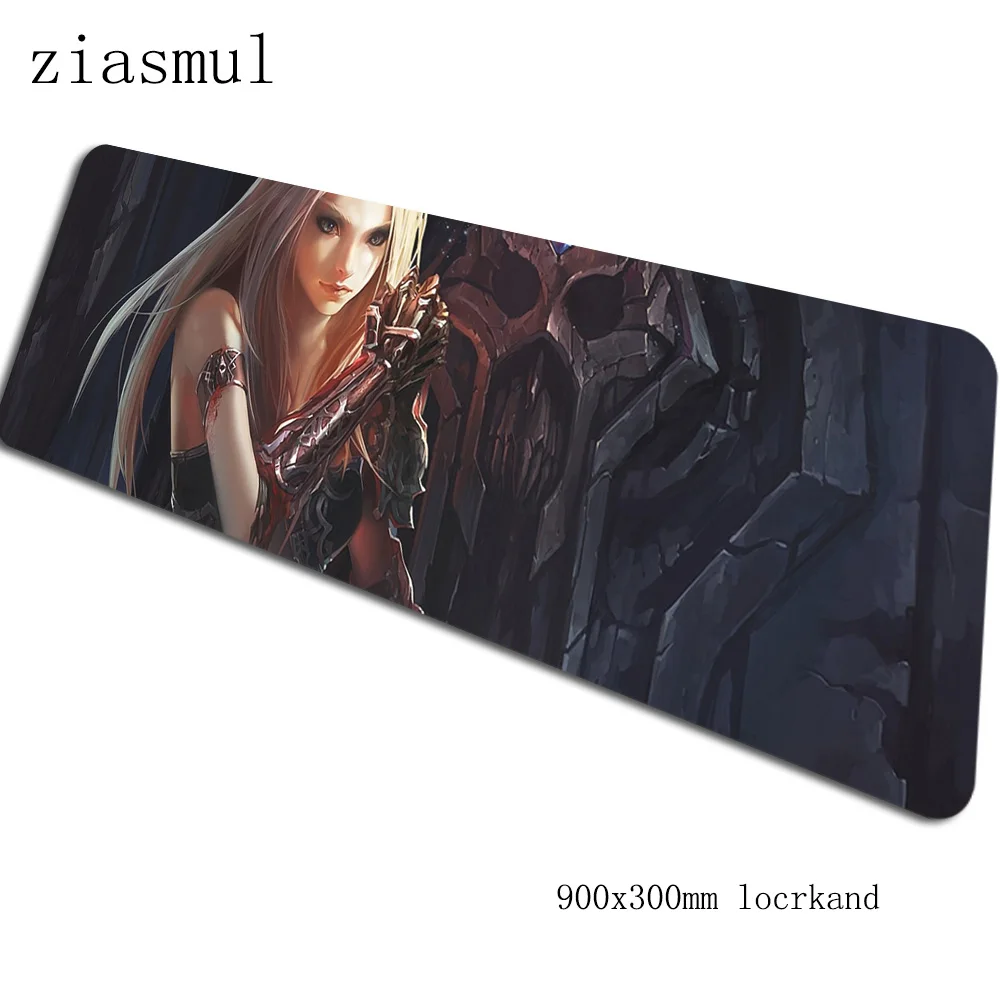 Wow Коврик для мыши 900x300x3 мм коврики для мыши Лидер продаж лучший игровой коврик для мыши геймер милый большой персонализированные коврики для мыши Клавиатура ПК коврик - Цвет: Size 900x300x3mm