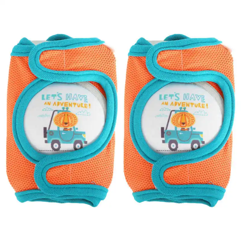 

Детские подкладки для ползания разноцветные узорные эластичные губки Детские наколенники Регулируемый привлекательный внешний вид для ра...