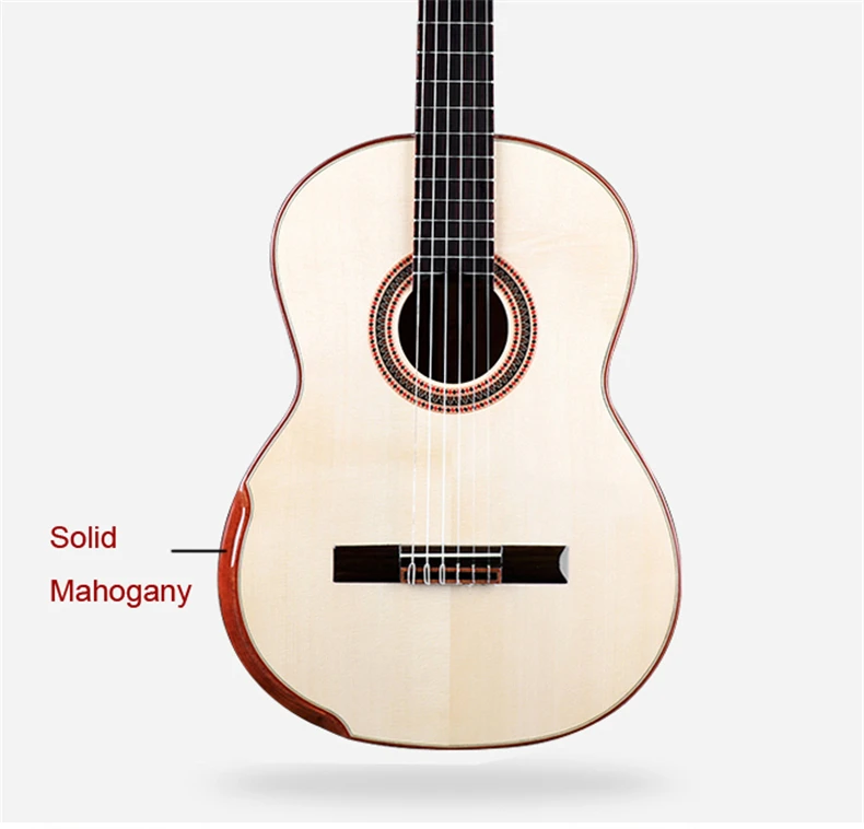 Dadarwood HDC-S310C 39 дюймов полный белоснежный комод гитара, гитара ra классическая