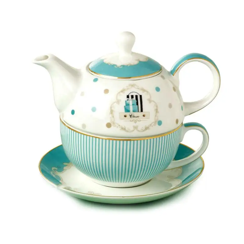 

European Tea Set Household Afternoon Tea Tea Sets Bone China Coffee Set British Flower Tea Cup and Saucer Coffee Pot Set