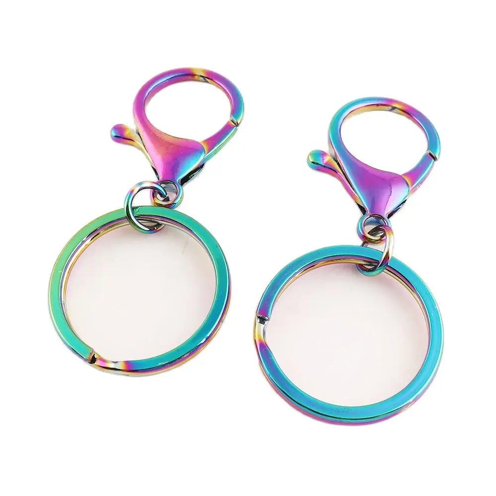 

Карабин с застежкой-коннектором для ключей, Радужный цвет
