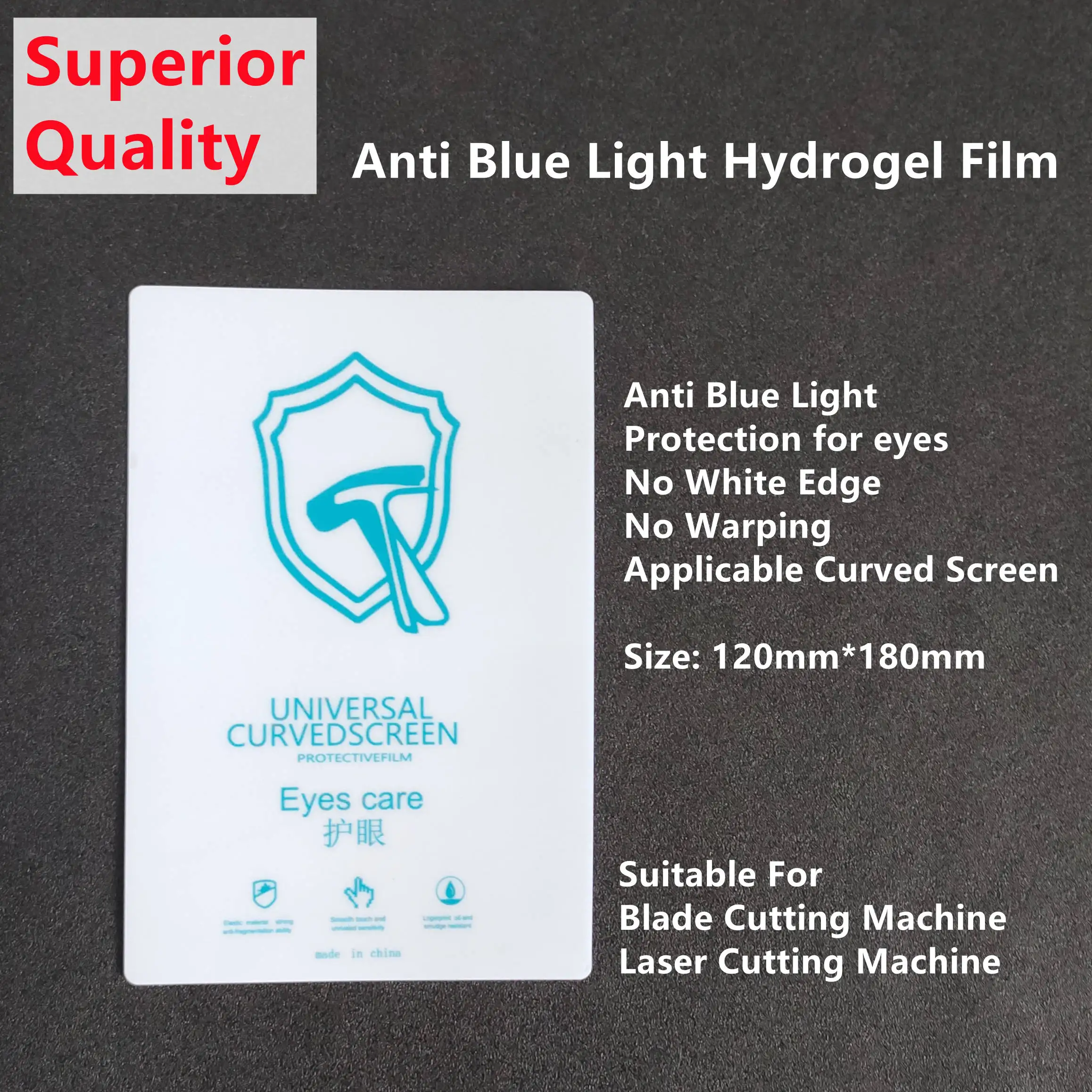 

50pcs 8-Inch Hydrogel Film Anti Blue-Ray Screen Protector TPU Universal Film For Blade Cutting Machine Phone LCD Screen Curved