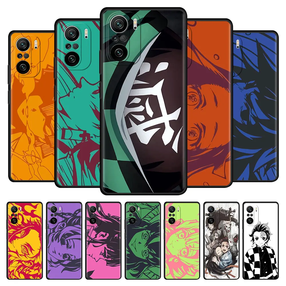 

Demon Slayer Anime Case For Xiaomi Redmi Note 9S 9 8 8T 7 10 Pro Silicone Sac 9C 9A 8A 7 7A K40 Soft Back Phone Cover