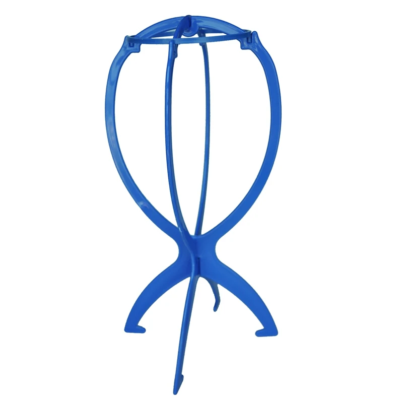 Пластиковый держатель для парика-накладка цвета лазурный | Обустройство дома