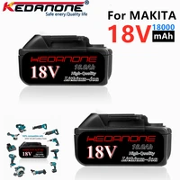 original 18v18ah battery 18000mah li ion battery replacement power battery for makita bl1880 bl1860 bl1830batterymakita charger