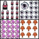 10 шт., термоклейкие нашивки с рисунком, на одежду