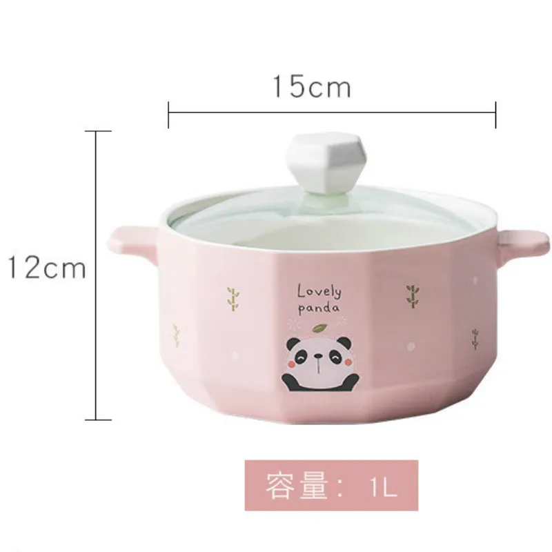 Творческий Керамика мгновенного миска для лапши с крышкой большая суповая лапша