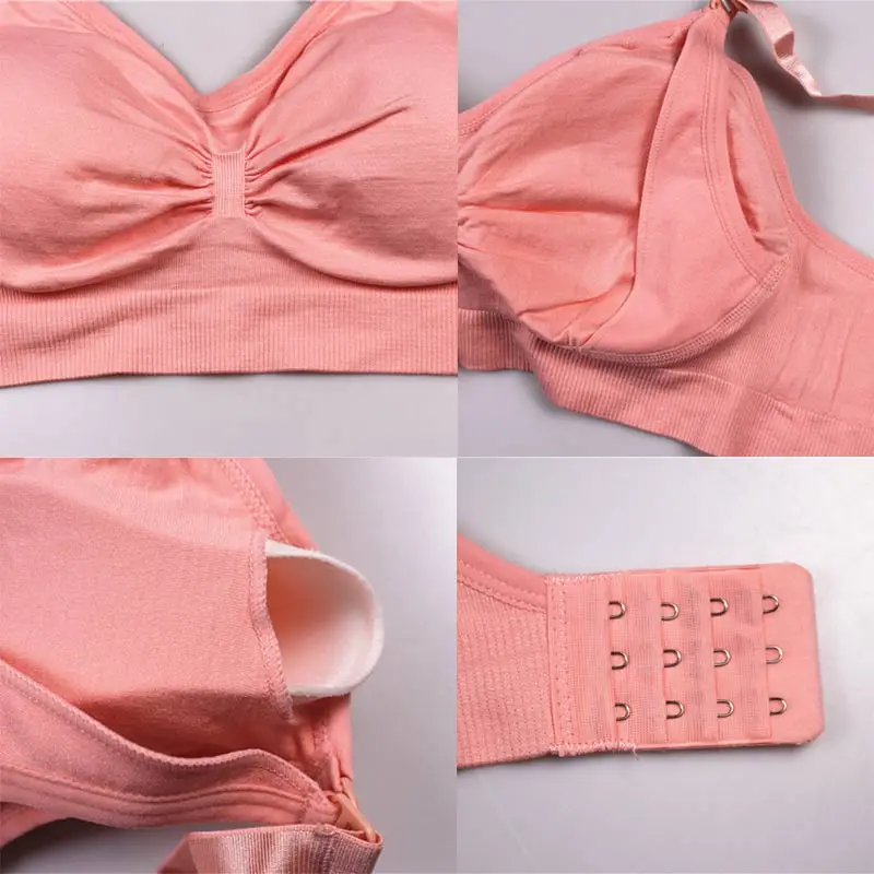 

3XL Maternity Nursing Bra Breathable Thin Cup Wirefree Pregnancy Breastfeeding Bra Women Underwear Lactancia Plus Size