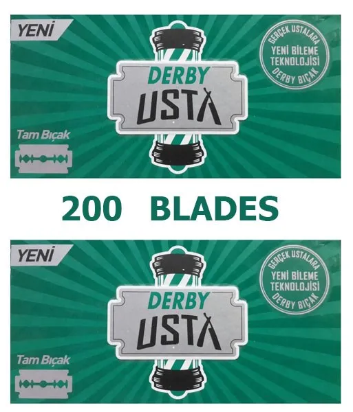 

2 Boxes -- 200 Dery Razor Blades