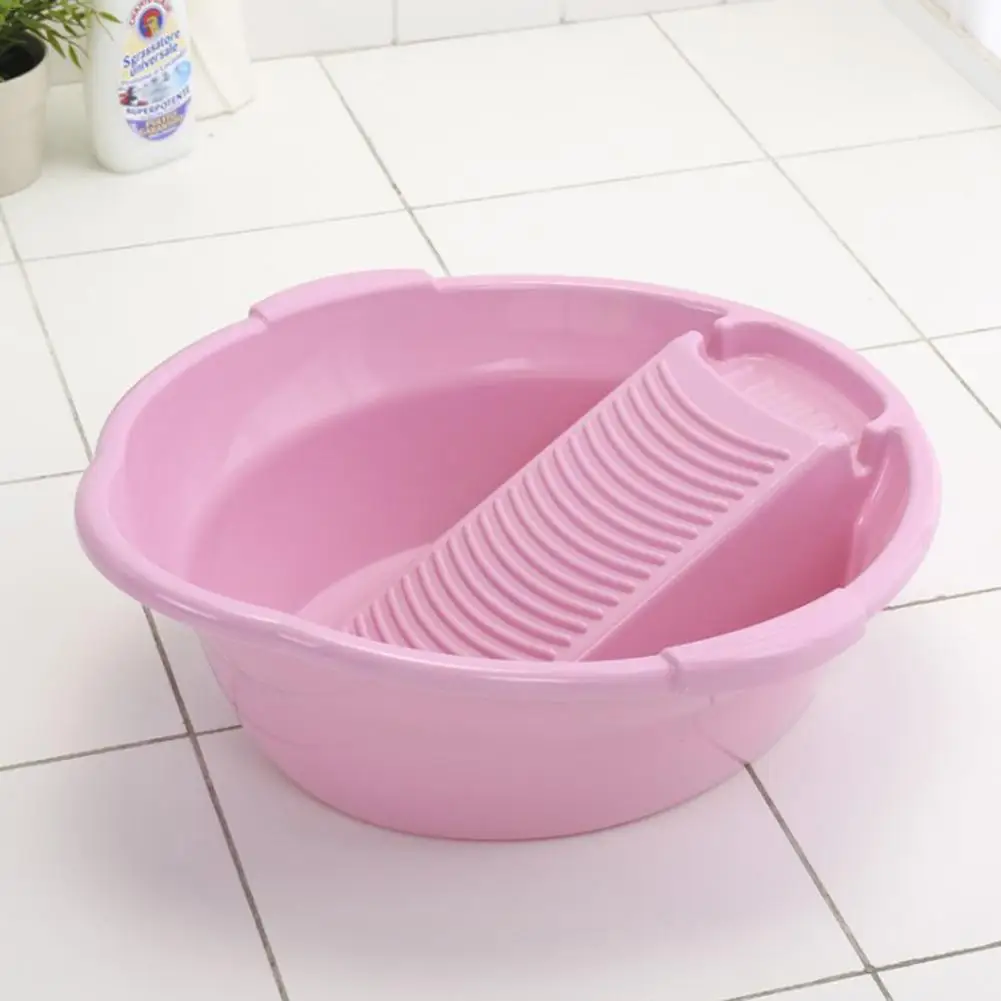 Пластиковая Ванна с умывальником утолщенная ванна для стирки детского нижнего