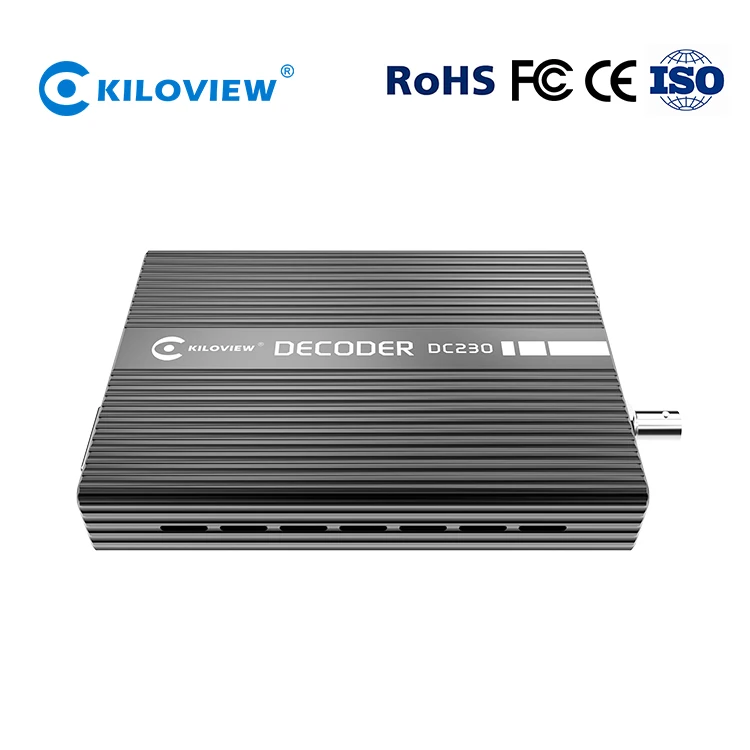 

Kiloview H264 IPTV RTMP RTSP RTP to HD SDI decoder