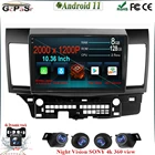Авторадио Android 11 Carplay для Mitsubishi Lancer 10 CY 2007 - 2018 автомобильное радио мультимедийный видеоплеер GPS Навигация BT WIFI