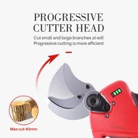 40mm lithium battery electric scissors 43 2v protect finger trimmer electric pruning shears garden pruning machine