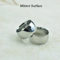 mens ring fashion jewelry high quality polished stainless steel rings punk style mirror shiny rings for man 12mm massive ring