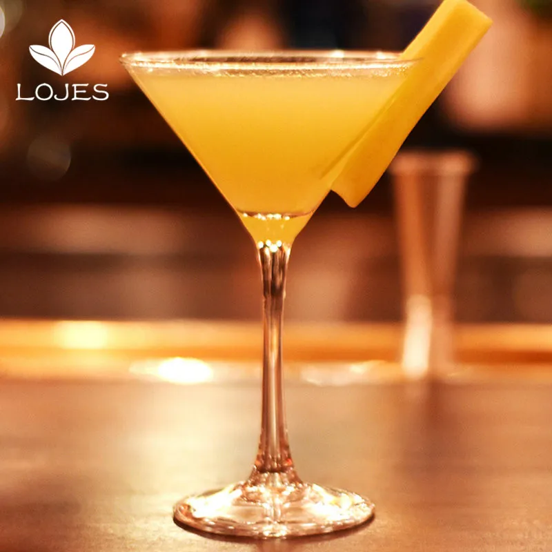 Хрустальный прозрачный бокал для мартини шампанского маргариты 120/ 200 мл посуда