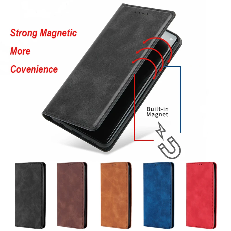 Роскошный кожаный магнитный флип-чехол для iPhone 11 Pro Max XS XR X 6 6S 7 8 Plus чехол-книжка