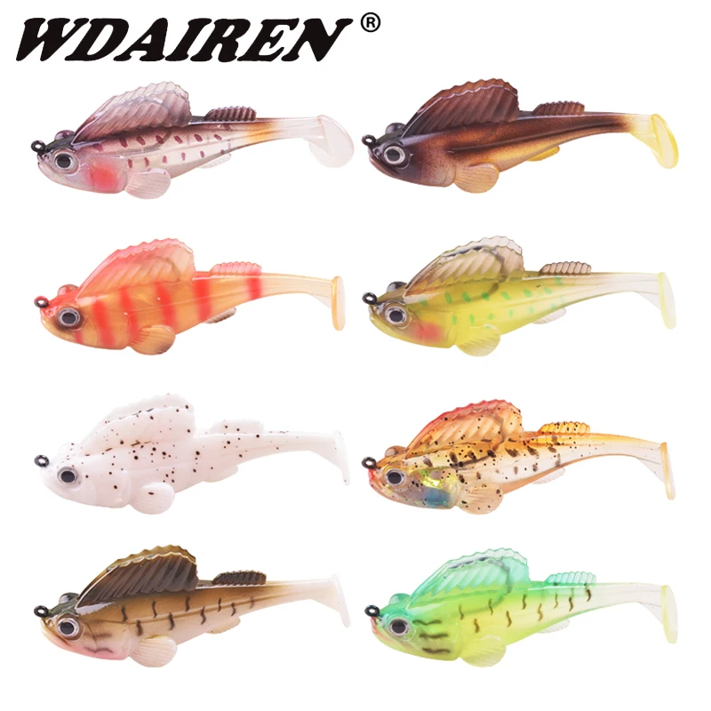 Набор рыболовных приманок 8 шт./лот смешанные цвета джиг-Воблеры мягкая свинцовая