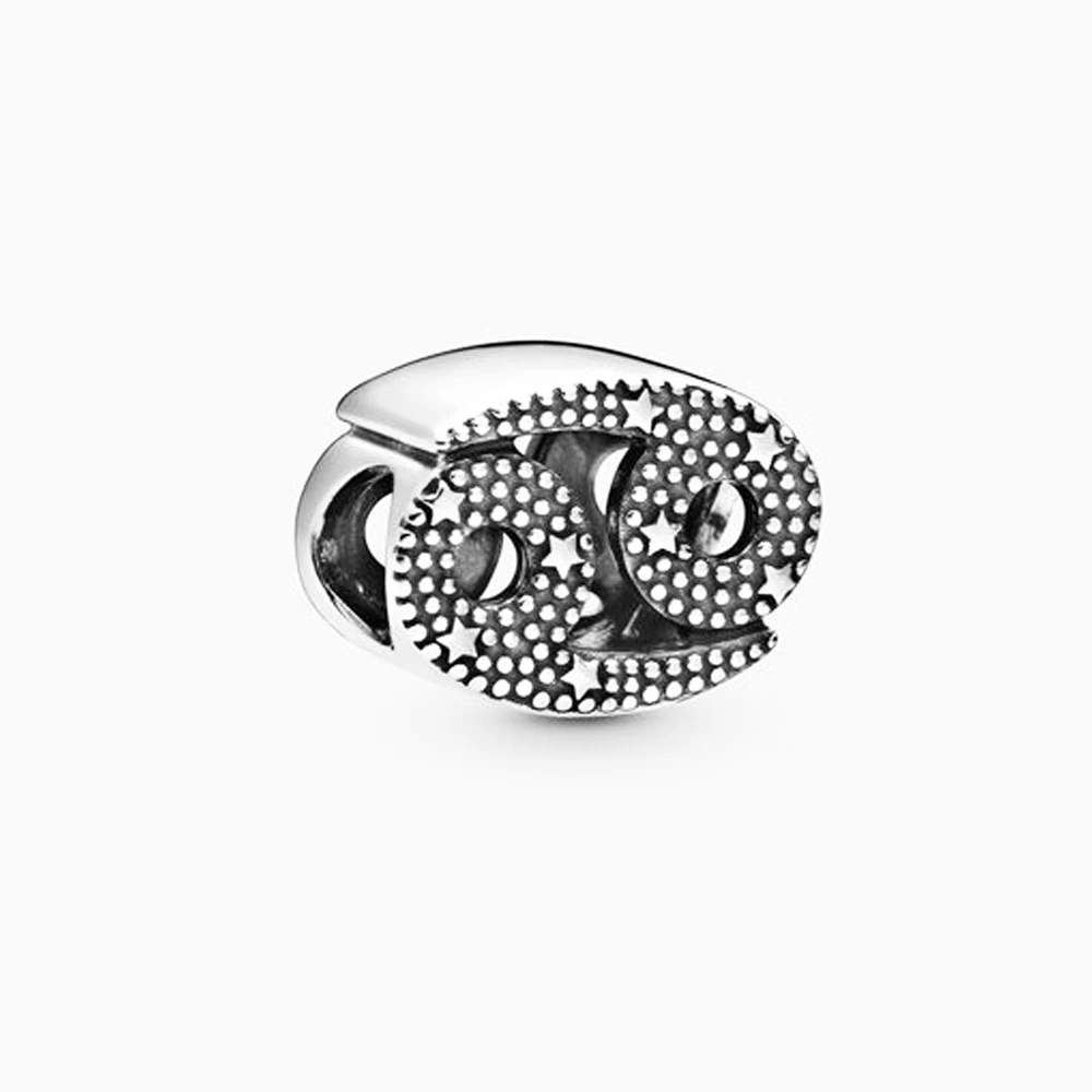 QANDOCCI 925 пробы Серебряные Оригинальные сверкающие очаровательные браслеты