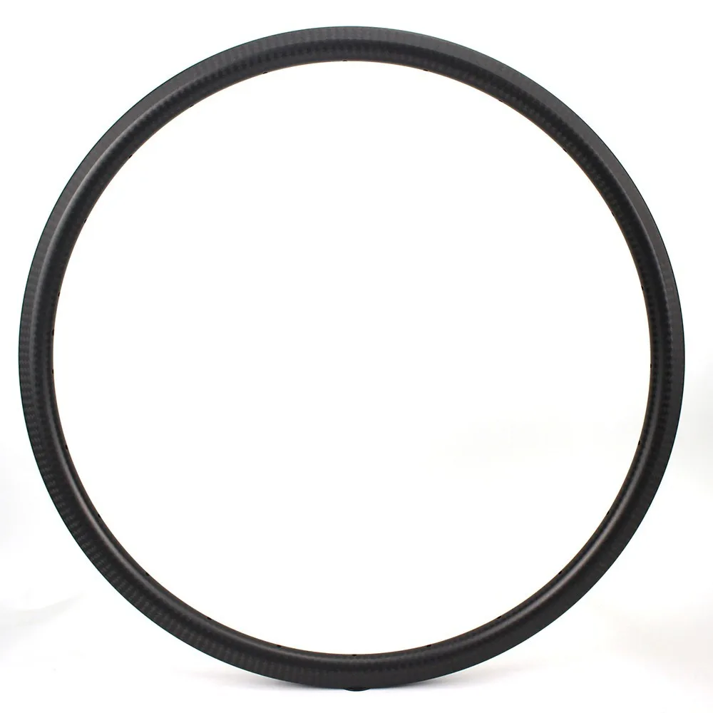 

700c Road Bike Carbon Rim 30mm 6K Twill Matte Surface V Brake For Road Bike Or Cyclecross Gravel Bike