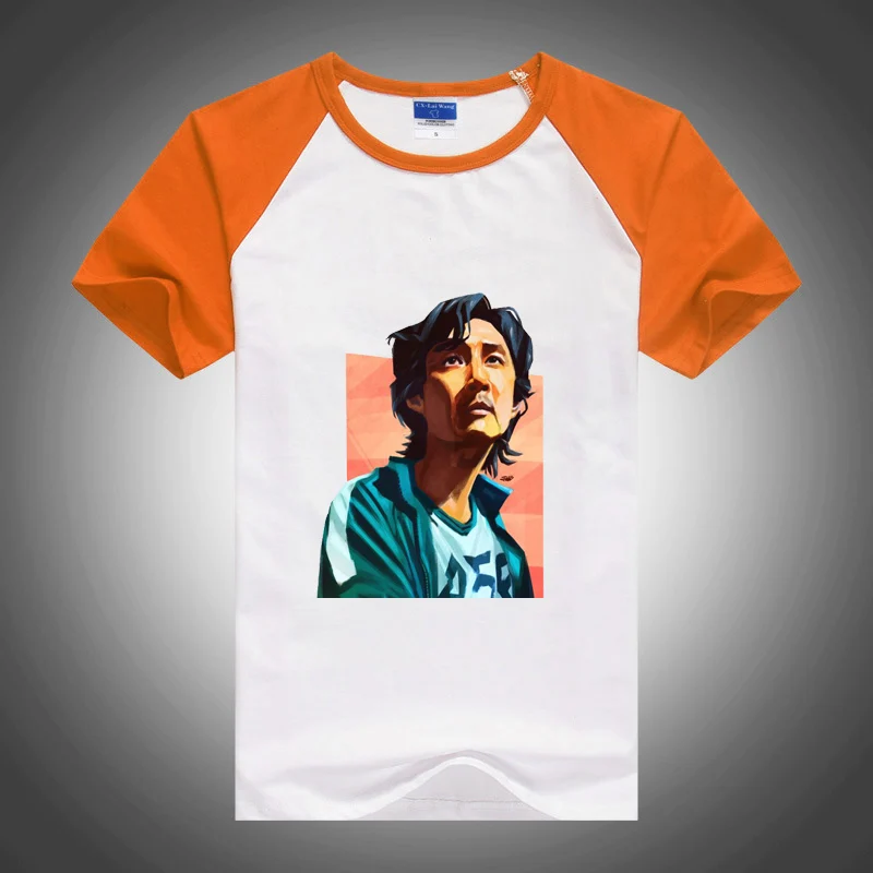 Мужские новые футболки с коротким рукавом и шортами Seong Gi-hun 456 2022 летние модные