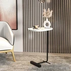 Скандинавские журнальные столики, Современная гостиная, маленький диван, прикроватный столик, простота, прикроватный угловой столик из массива дерева, чайные столики, домашняя мебель