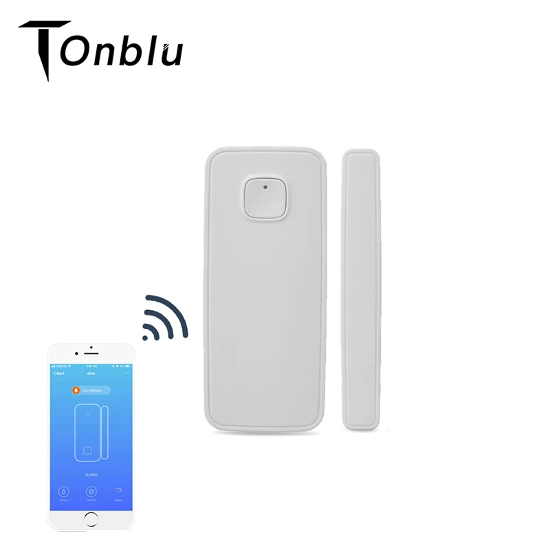 

Wireless WiFi Door Alarm Window Sensor Smart Home Security System SmartLife App Control Compatible Amazon Alexa Google Home