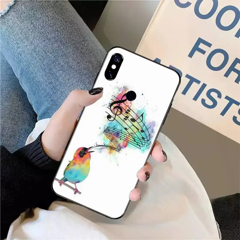 

Musical notes retro musical notation Phone Case For Xiaomi Redmi note 7 8 9 t max3 s 10 pro lite
