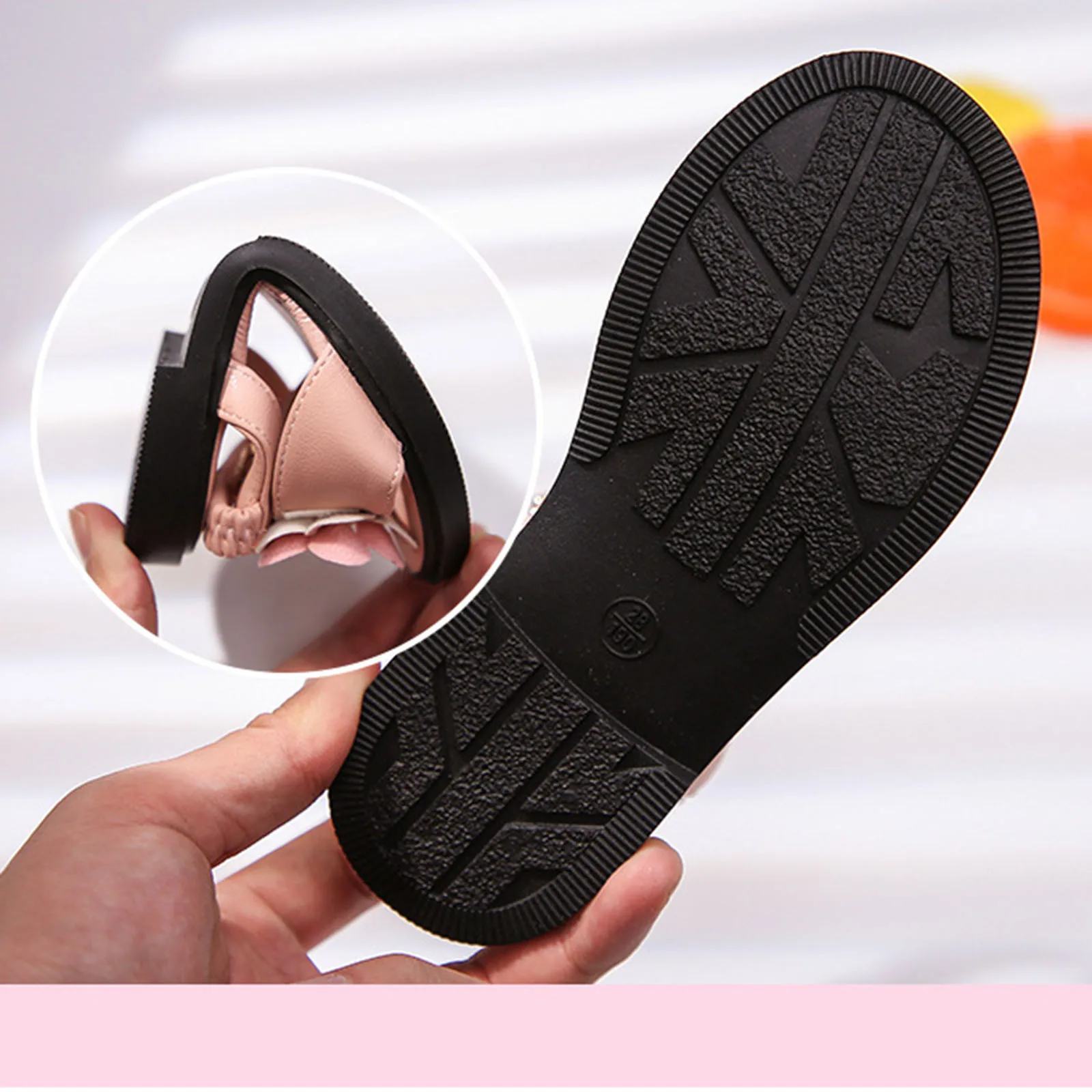 

Kids Shoes For Girls 2021 New Summer Sandals Children Pearl Flower Beach Casual Sandals Enfants School Flat Shoes For Girls A28